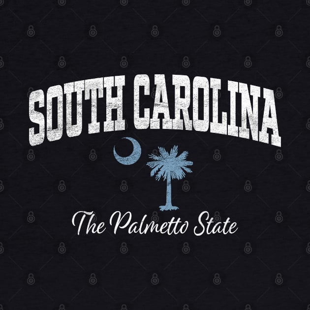 South Carolina SC Palmetto State Athletic Distressed by TGKelly